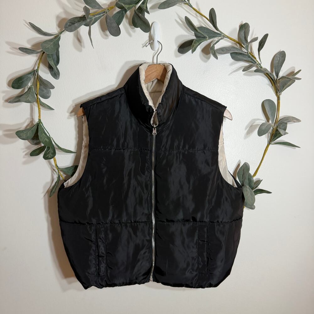 Black and Tan Reversible Vest
